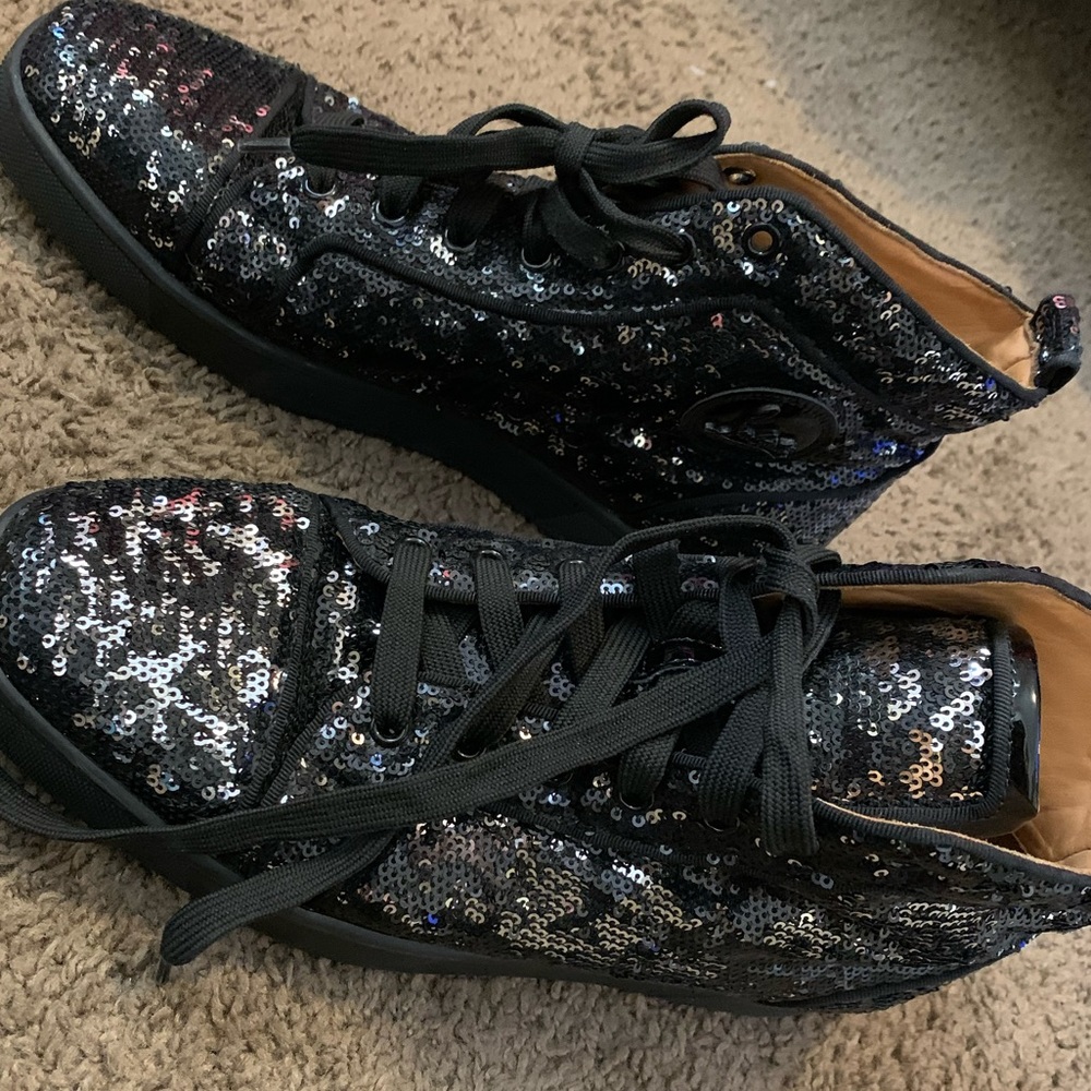 Christian Louboutin Louis Orlato Flat Paillette 🔥